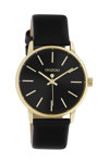 OOZOO Timepieces Black Leather Strap