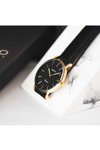 OOZOO Vintage Black Leather Strap (36 mm)