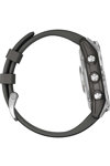 GARMIN Fenix 7 Silver with Graphite Grey Silicone Strap