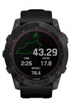 GARMIN Fenix 7X Solar Slate Grey with Black Silicone Strap