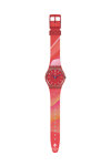 SWATCH Olympics special Charm Of Calligraphy Multicolor Silicone Strap