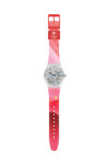 SWATCH Olympics special Red Rivers And Mountains Multicolor Silicone Strap