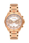 BREEZE Prestinia Swarovski Chronograph Rose Gold Stainless Steel Bracelet