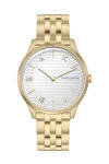 PIERRE CARDIN Bastille Lines Gold Stainless Steel Bracelet