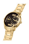 SECTOR Oversize Dual Time Gold Stainless Steel Bracelet