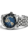 HAMILTON Jazzmaster Open Heart Automatic Silver Stainless Steel Bracelet