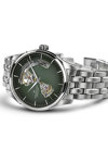 HAMILTON Jazzmaster Open Heart Automatic Silver Stainless Steel Bracelet