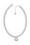 GUESS Talismania Stainless Steel Necklace with Zircons