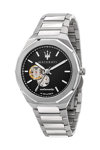 MASERATI Stile Automatic Silver Stainless Steel Bracelet