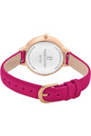 PIERRE LANNIER Asteroide Fuchsia Leather Strap