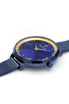 PIERRE LANNIER Asteroide Blue Stainless Steel Bracelet