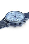 PIERRE LANNIER Baron Chronograph Blue Stainless Steel Bracelet