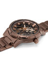 PIERRE LANNIER Automatic Automatic Brown Stainless Steel Bracelet