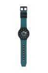 SWATCH Big Bold Bioceramic Night Trip Green Silicone Strap