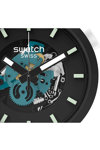 SWATCH Big Bold Bioceramic Night Trip Green Silicone Strap