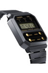 CASIO Vintage Chronograph Black Stainless Steel Bracelet