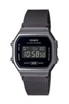 CASIO Vintage Chronograph Black Stainless Steel Bracelet