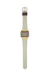 CASIO Vintage Chronograph Beige Fabric Strap