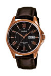 CASIO Collection Brown Leather Strap