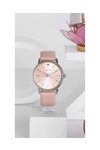 OOZOO Timepieces Pink Leather Strap