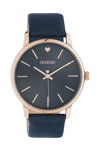 OOZOO Timepieces Blue Leather Strap