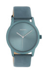 OOZOO Timepieces Blue Leather Strap