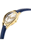 KENNETH COLE Modern Classic Crystals Blue Leather Strap