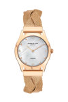 KENNETH COLE Modern Classic Diamonds Rose Gold Stainless Steel Bracelet