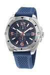 NAUTICA Tin Can Bay Blue Silicone Strap