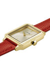 CLUSE Fluette Coral Leather Strap