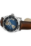 HAMILTON Jazzmaster Open Heart Automatic Brown Leather Strap