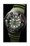 CITIZEN Promaster Eco-Drive Professional Divers Olive Green Rubber Strap