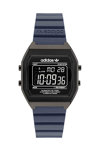 ADIDAS ORIGINALS Digital Two Chronograph Blue Plastic Strap