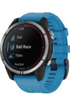 GARMIN Quatix 7 Cirrus Blue Silicone Strap