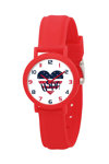 U.S.POLO Kids Red Silicone Strap