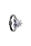 CHIARA FERRAGNI First Love Rhodium Plated Ring with Zircons (No 16)