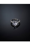 CHIARA FERRAGNI First Love Rhodium Plated Ring with Zircons (No 16)