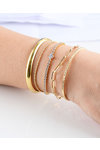 Paperclip bracelet made of 14ct Gold By Savvidis