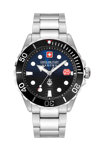 SWISS MILITARY HANOWA Offshore Diver II Silver Stainless Steel Bracelet