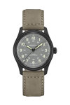 HAMILTON Khaki Field Automatic Grey Leather Strap