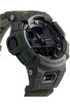 CASIO G-SHOCK Smartwatch Dual Time Chronograph Green Rubber Strap