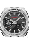 CASIO G-SHOCK Smartwatch Tough Solar Chronograph Silver Stainless Steel Bracelet