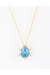 14ct Gold Necklace with Zircons by FaCaD’oro