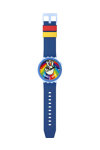 SWATCH Pride Peace Hand Love Blue Silicone Strap