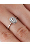 14ct White Gold Solitaire Ring with Zircon by SAVVIDIS (No 53)