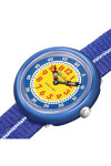 Flik Flak Retro Blue Two Tone Plastic Strap