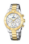 FESTINA Crystals Chronograph Two Tone Stainless Steel Bracelet