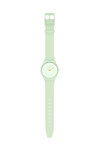 SWATCH Bioceramic Caricia Verde Green Silicone Strap