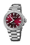 ORIS Aquis Cherry Date Relief Automatic Silver Stainless Steel Bracelet