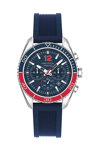 NAUTICA Key Biscane Chronograph Blue Silicone Strap Gift Set